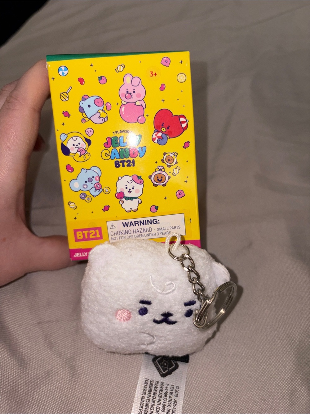 Brand New BTS BT21 Jelly Candy Series 1 Mini Plush Pendent RJ Jin🔥 - Picture 2 of 6